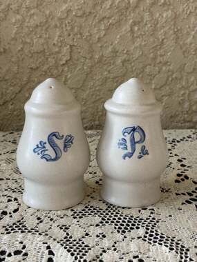 Vintage Pfaltzgraff YorkTowne Salt and Pepper Shakers